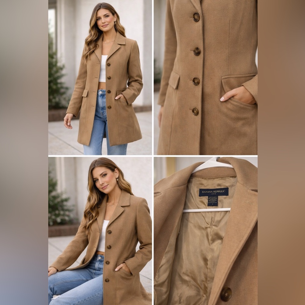 Banana Republic Classic Tan Trench Coat